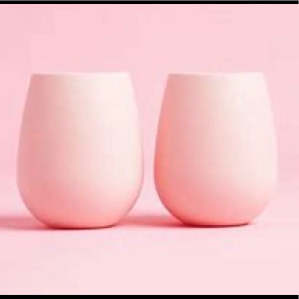 Pink Silicone Odeme Wine Cups